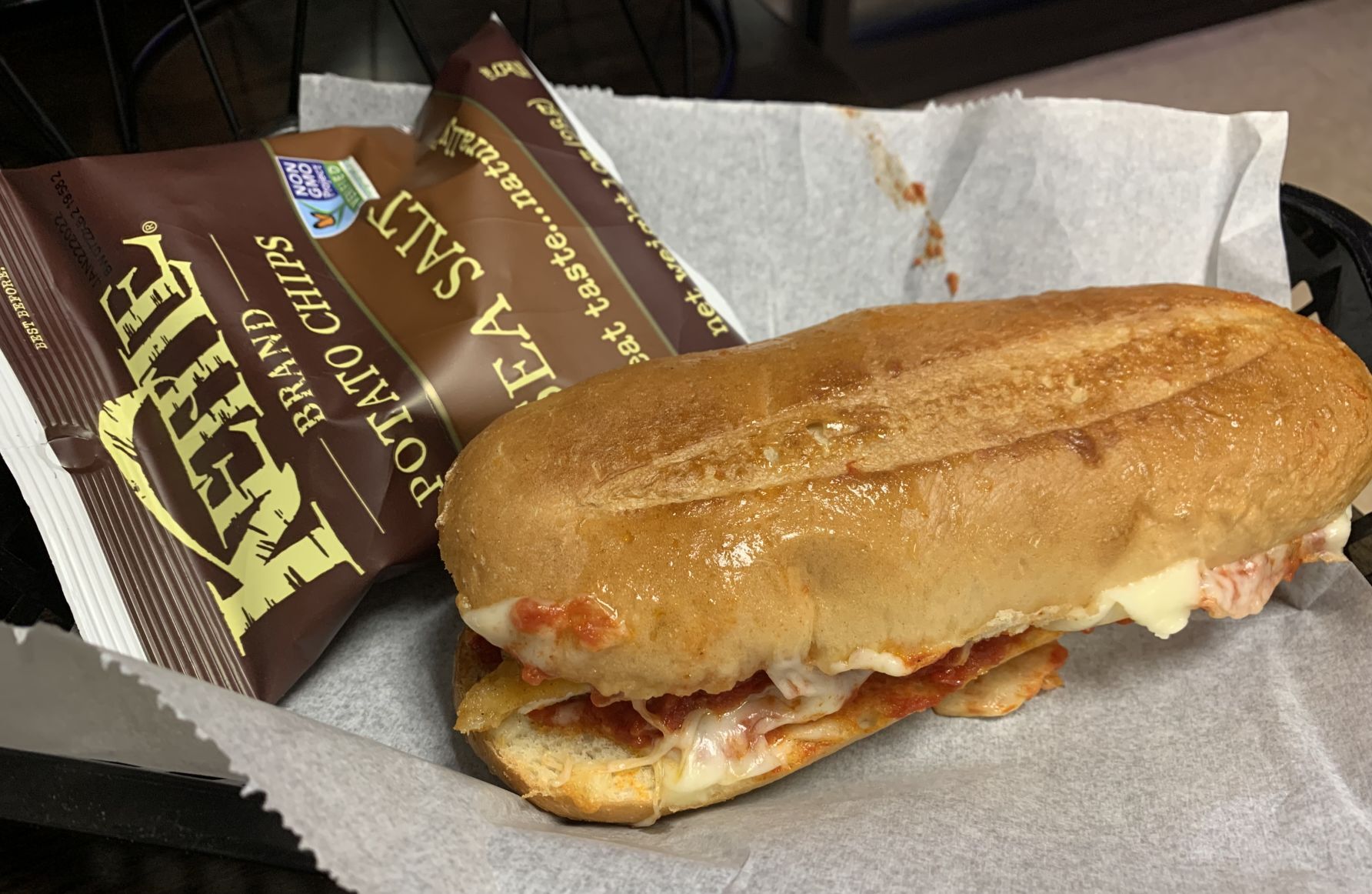 Zoe's chicken parmigiana